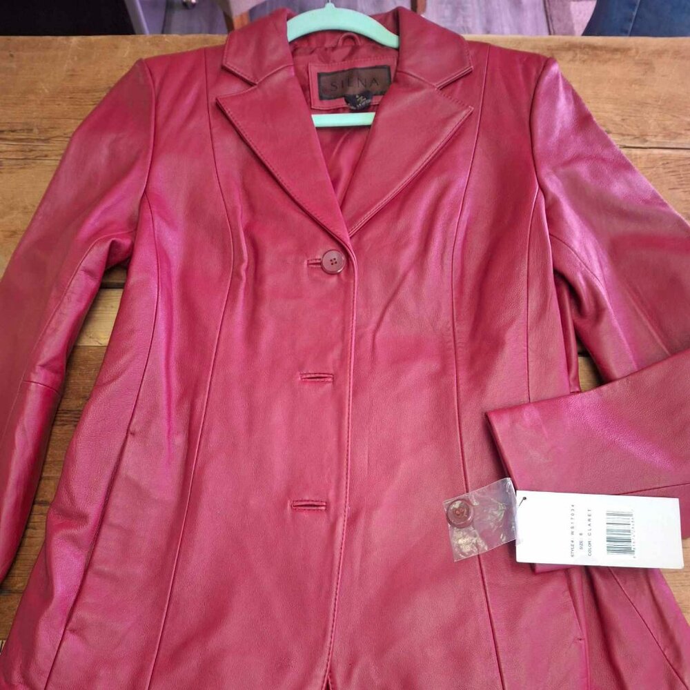 Siena 100% Red Leather Jacket